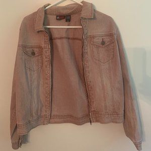 New York & Company Pale Pink Jean Jacket